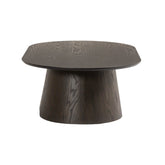 Salontafel Novero espresso 120cm zijaanzicht