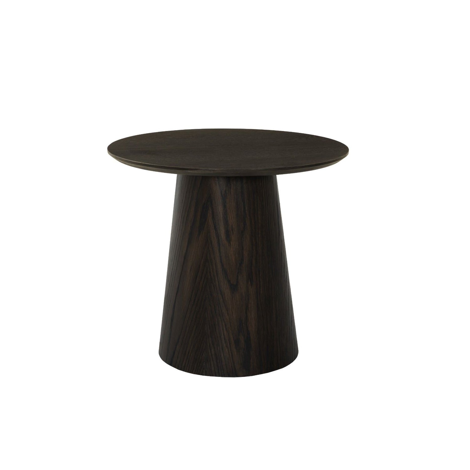 Salontafel Novero eiken espresso Ø50cm van Livingfurn