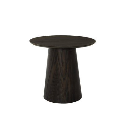 Salontafel Novero eiken espresso Ø50cm van Livingfurn