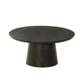 Salontafel Novero espresso schuin vooraanzicht