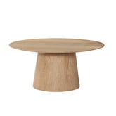 Salontafel Novero eiken naturel Ø80cm van Livingfurn