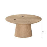 Afmetingen Salontafel Novero Ø80cm: Ø80cm x H38cm