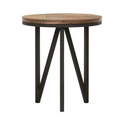 Salontafel Odeon Small verweerd teakhout Ø40cm DTP Home