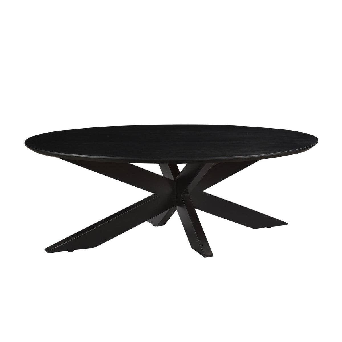 Salontafel Oslo Zwart 130cm van Livingfurn, L130cm x B70cm x H40cm