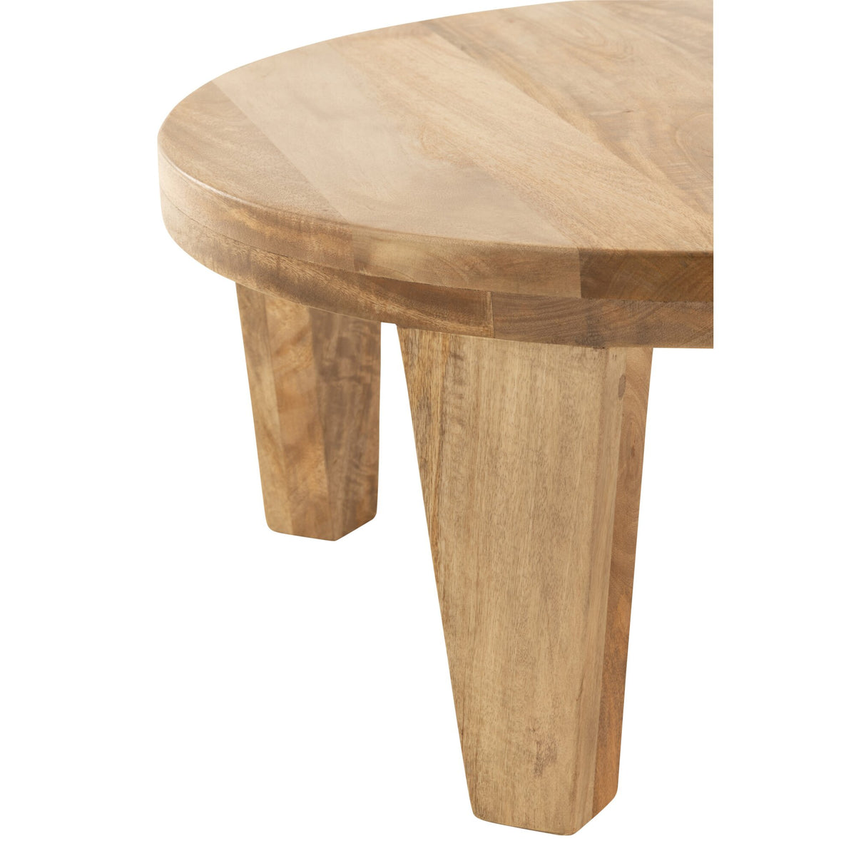 Salontafel Rond Mangohout Naturel J-Line