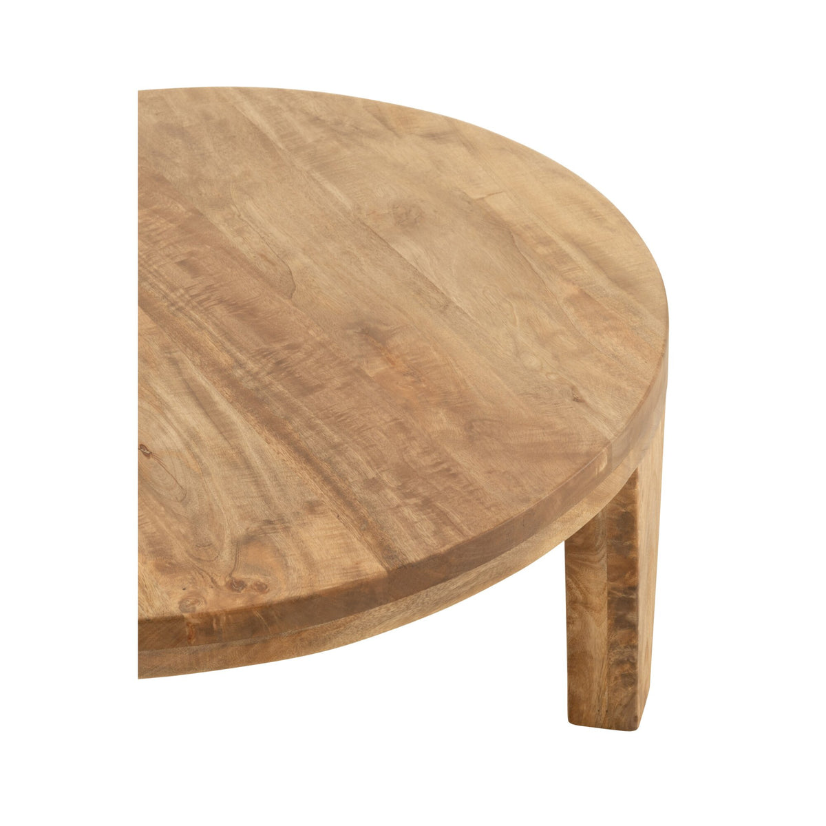 Salontafel Rond Mangohout Naturel J-Line