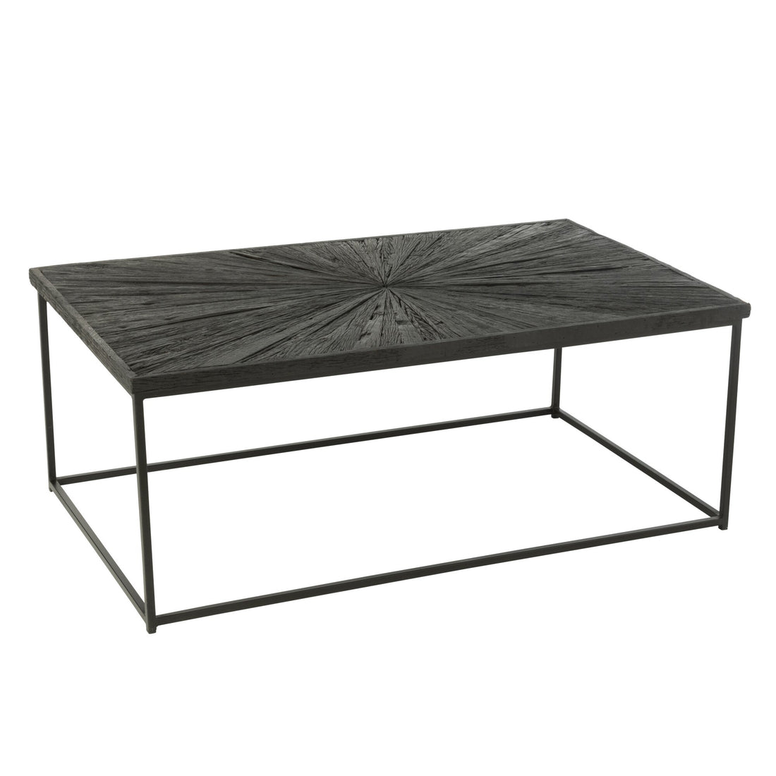 Salontafel Shanil Hout/Ijzer Zwart J-Line