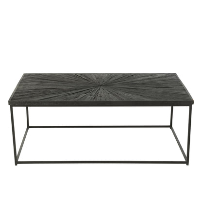 Salontafel Shanil Hout/Ijzer Zwart J-Line