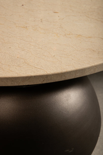 Salontafel Skippy Beige Marmer PTMD - Salontafel - PTMD - livinglovely.nl