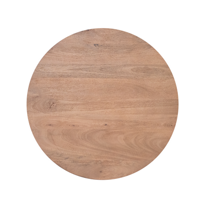 Zijaanzicht dat de lage bouwhoogte van 38 cm van de Solana salontafel toont