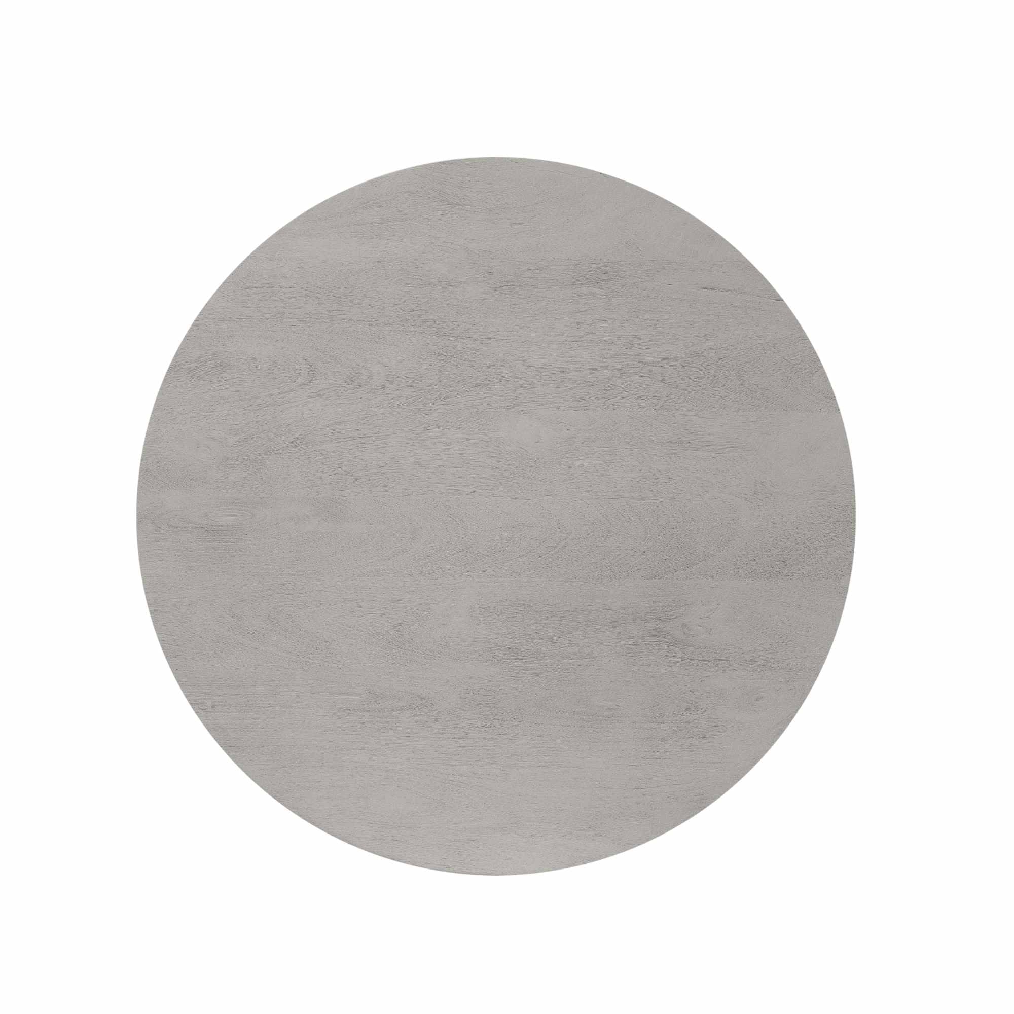 Salontafel Solana van Starfurn in taupe, handgemaakt mangohout met eigen tekening