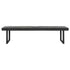 Salontafel Timeless Black Beam zwart teakhout 120cm DTP Home