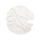 Samraj White MDF Wall Panel Wave Structure PTMD - Wandpaneel - PTMD - livinglovely.nl