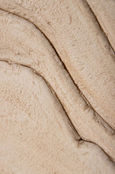 Samraj White MDF Wall Panel Wave Structure PTMD - Wandpaneel - PTMD - livinglovely.nl