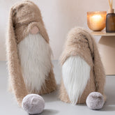 Santa Claus Winter Polyester Beige/White Small - - J-Line - livinglovely.nl
