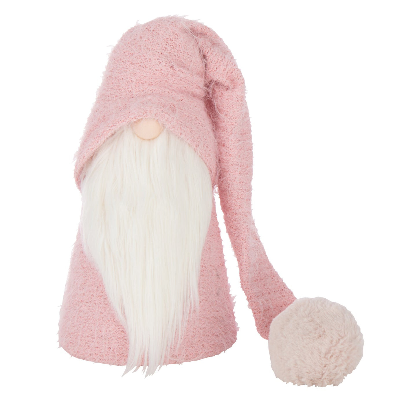 Santa Claus Winter Polyester Light Pink/White Small - - J-Line - livinglovely.nl