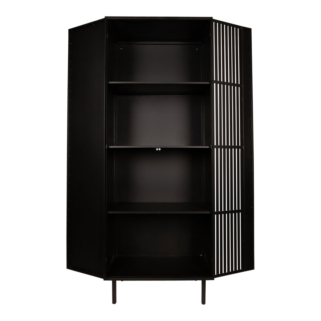 Sayan Bergkast Zwart Goud PTMD - Bergkast - PTMD - livinglovely.nl