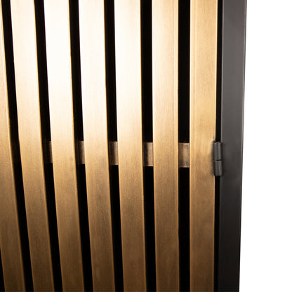 Sayan Bergkast Zwart Goud PTMD - Bergkast - PTMD - livinglovely.nl