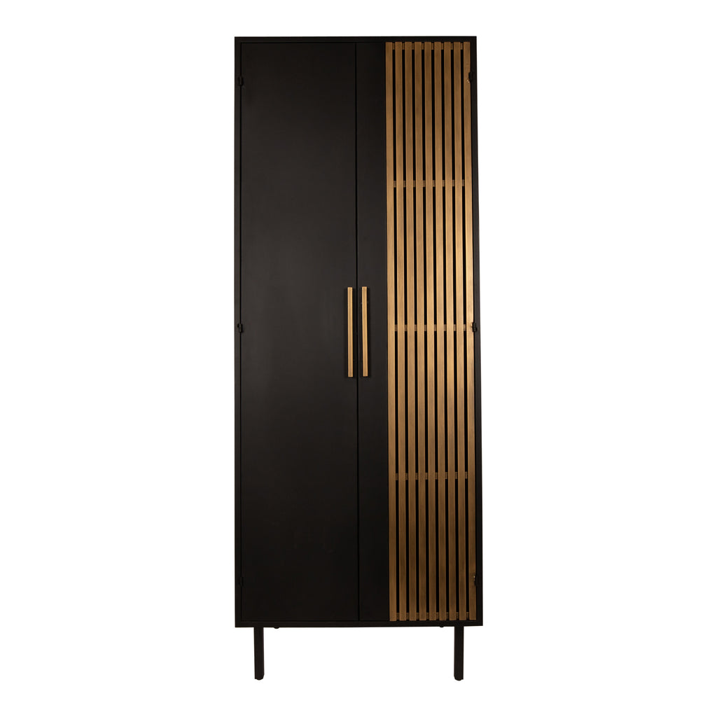 Sayan Bergkast Zwart Goud PTMD - Bergkast - PTMD - livinglovely.nl