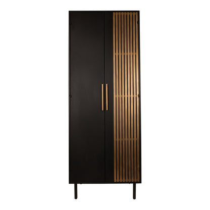 Sayan Bergkast Zwart Goud PTMD - Bergkast - PTMD - livinglovely.nl