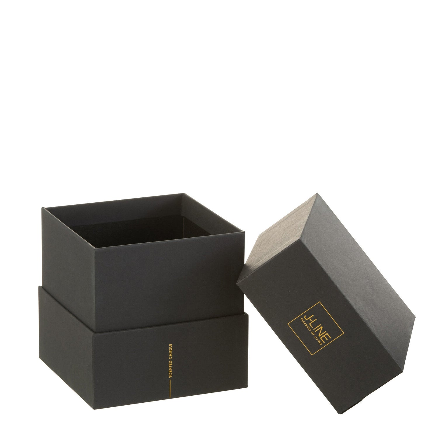 Scented Candle Noa Herbal Serenity Green Small-35H - Geurkaars - J-Line - livinglovely.nl