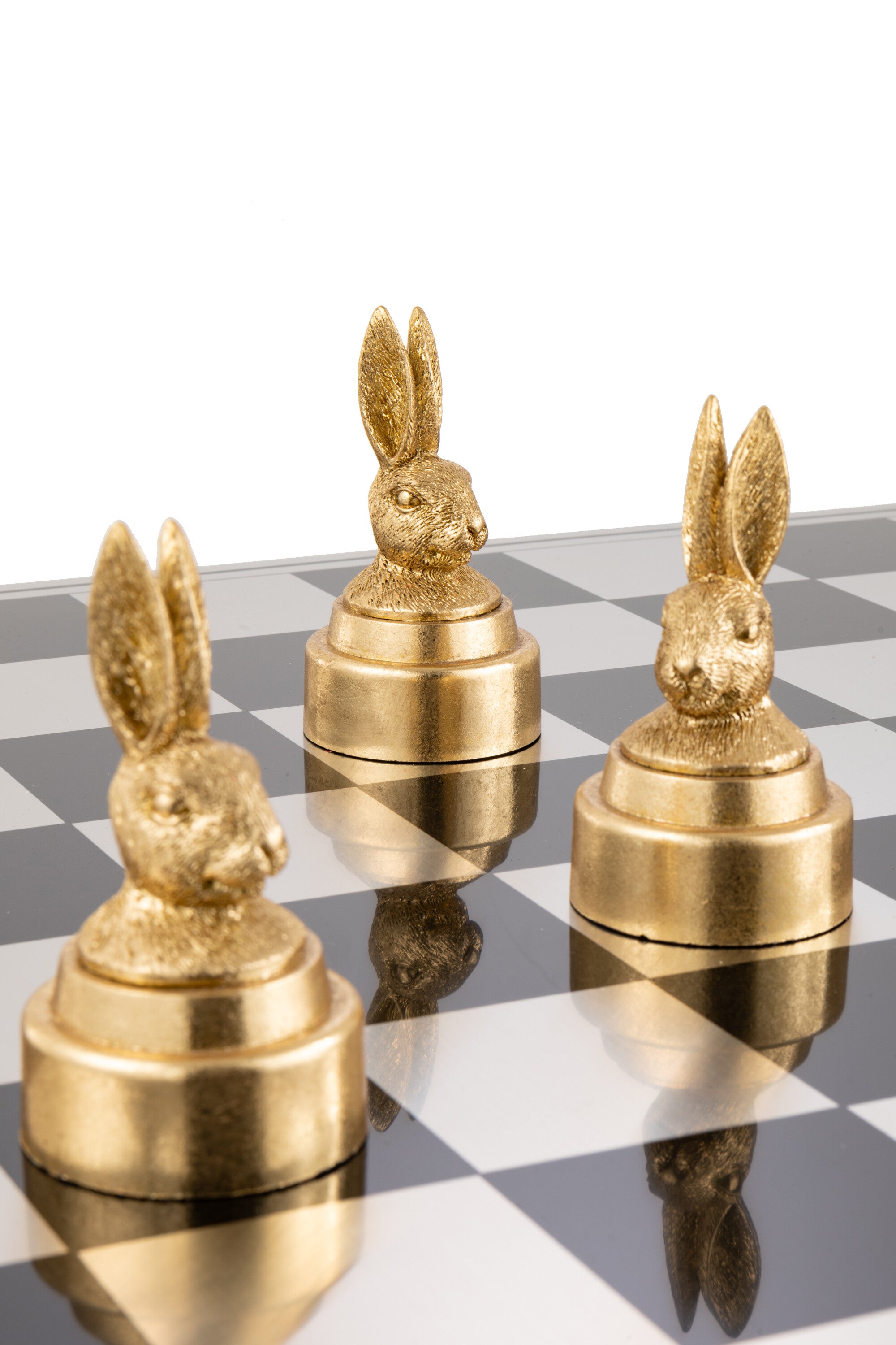 Schaakspel Dieren Polyresin Mix J-Line - Schaakspel - J-Line - livinglovely.nl