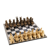 Schaakspel Dieren Polyresin Mix J-Line - Schaakspel - J-Line - livinglovely.nl