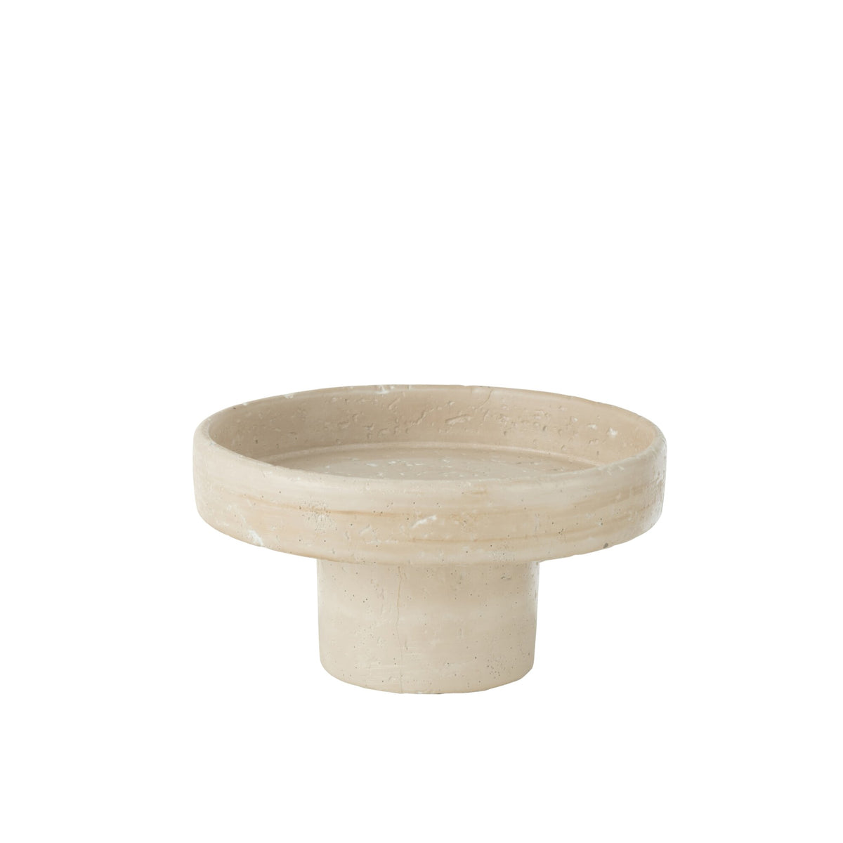 Schaal Decoratief Olina Cement Creme Small
