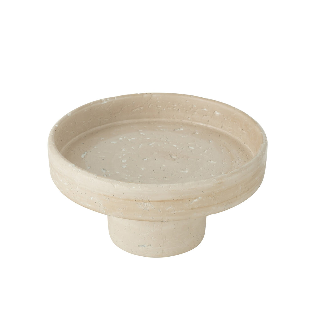 Schaal Decoratief Olina Cement Creme Small J-Line
