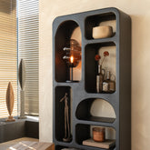 Schaal Goa Aluminium Beige - Kom - J-Line - livinglovely.nl