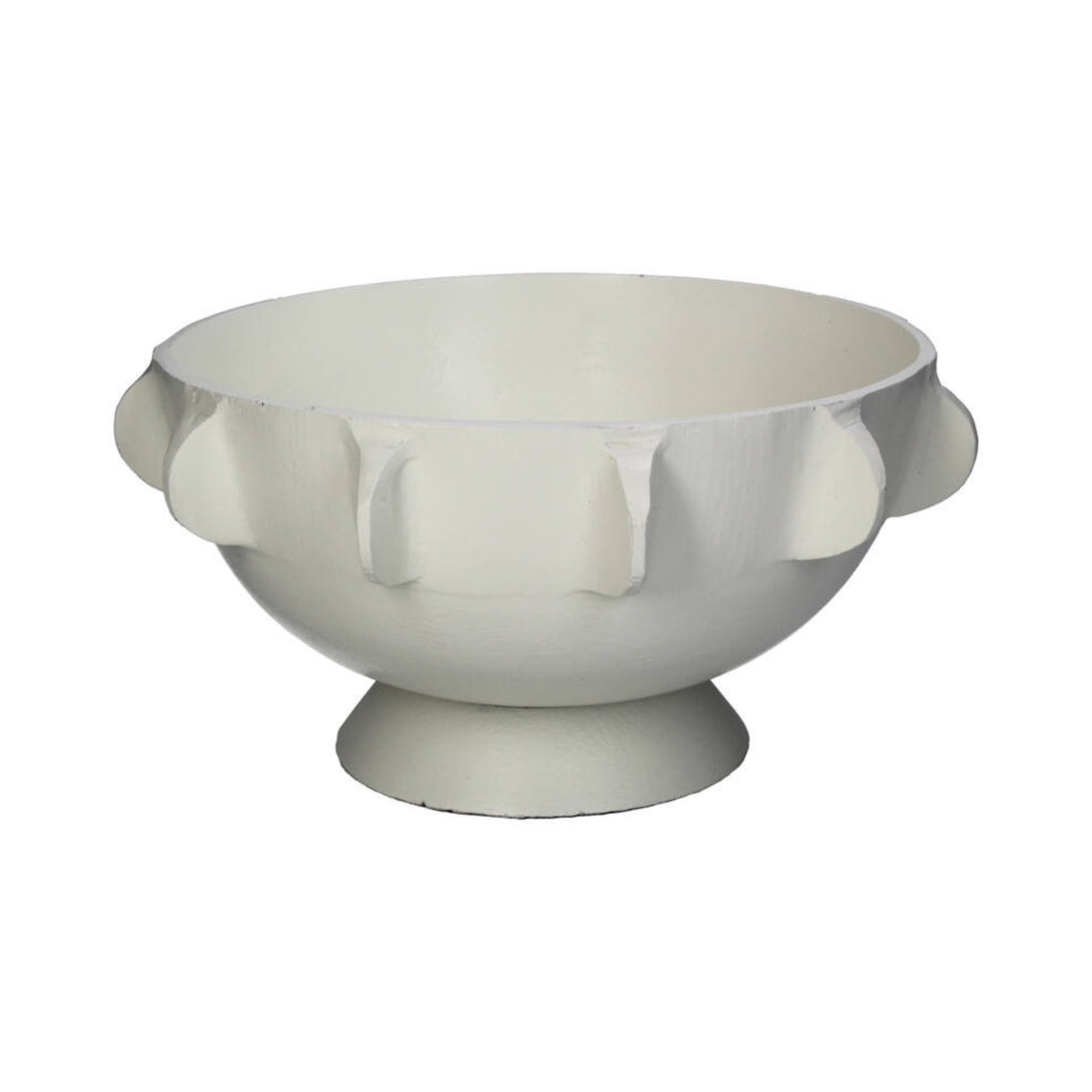 Schaal Ivoor Hoog L27xB27xH13cm - Schaal - Living Lovely - livinglovely.nl