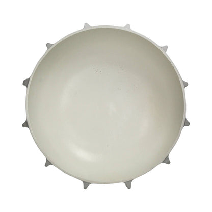 Schaal Ivoor Laag 28x28x7,5cm - Schaal - Living Lovely - livinglovely.nl