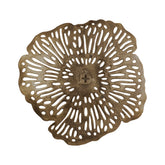 Schaal Ryhann L - 65x65x9 cm - Aluminium - Messing PTMD - Schaal - PTMD - livinglovely.nl