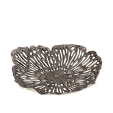 Schaal Ryhann L - 65x65x9 cm - Aluminium - Zilver PTMD - Schaal - PTMD - livinglovely.nl
