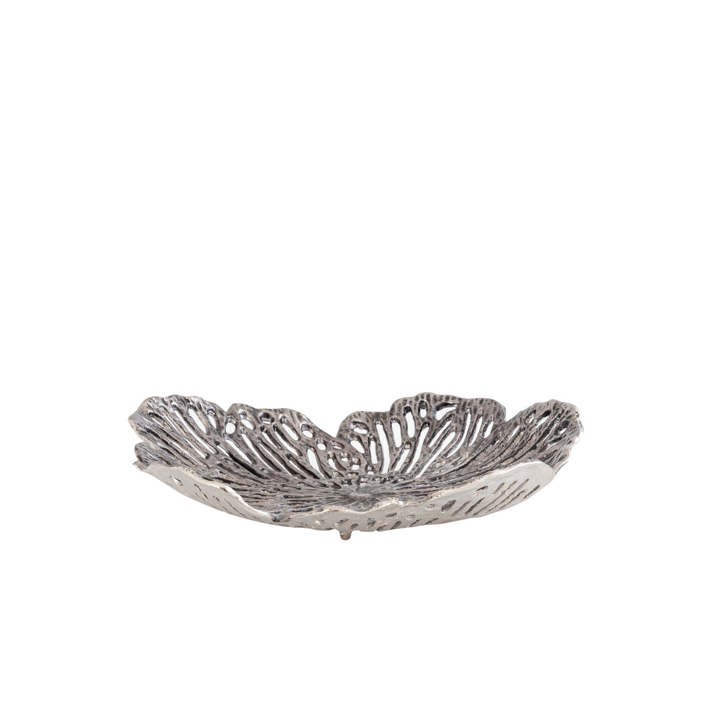 Schaal Ryhann M - 38x37x8 cm - Aluminium - Zilver PTMD - Schaal - PTMD - livinglovely.nl