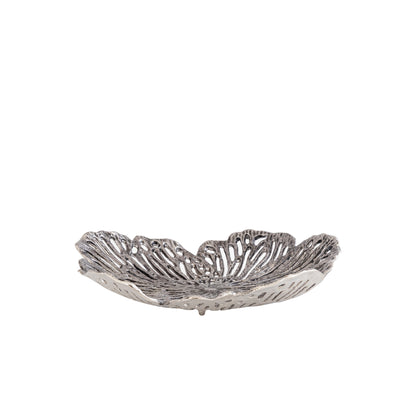 Schaal Ryhann M - 38x37x8 cm - Aluminium - Zilver PTMD - Schaal - PTMD - livinglovely.nl