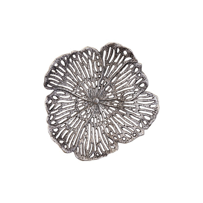 Schaal Ryhann M - 38x37x8 cm - Aluminium - Zilver PTMD - Schaal - PTMD - livinglovely.nl