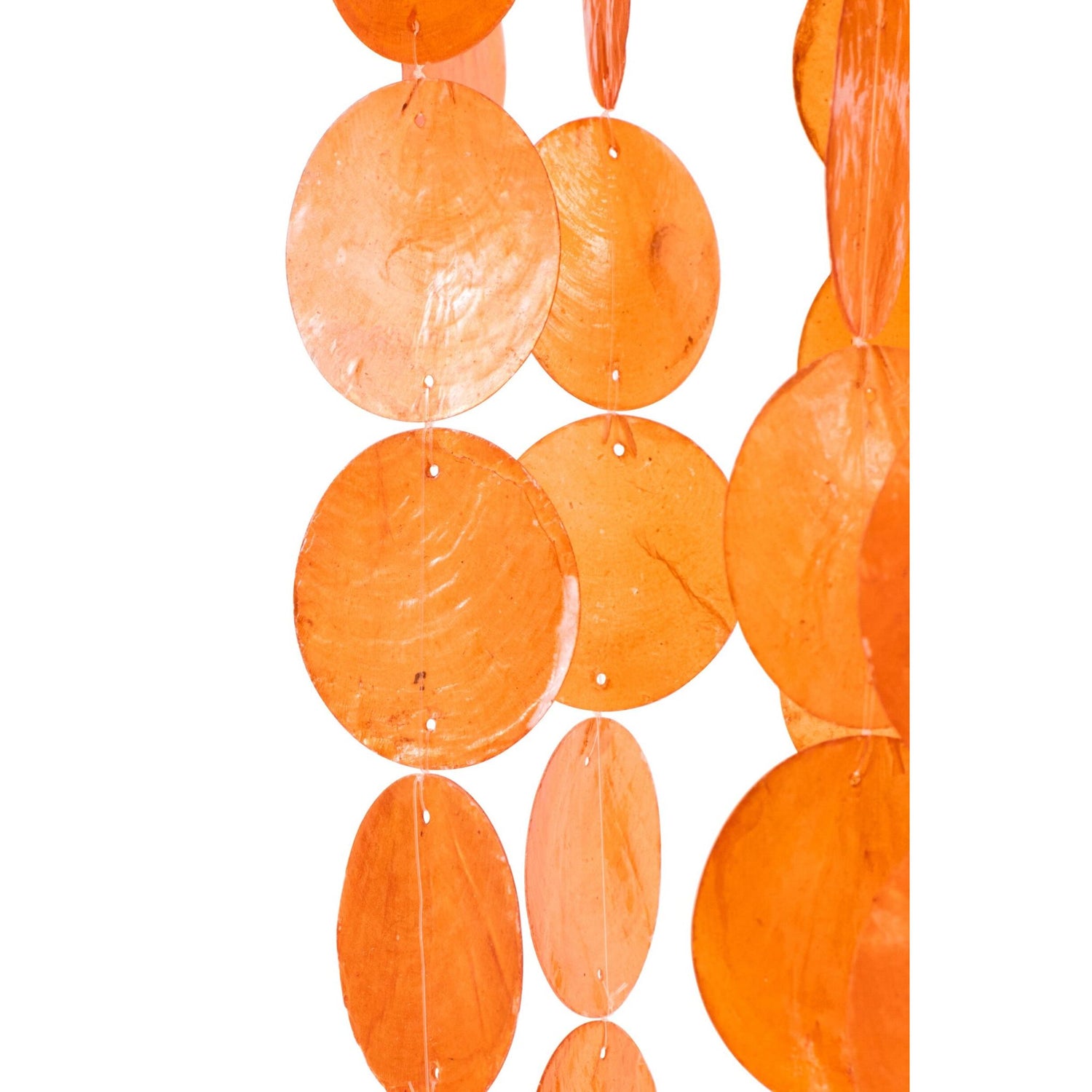 Schelpenhanger Capiz Oranje Large Ø80cm x H250cm J-Line