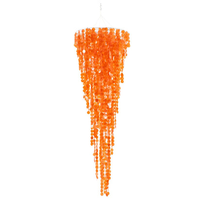 Schelpenhanger Capiz Oranje Large Ø80cm x H250cm J-Line