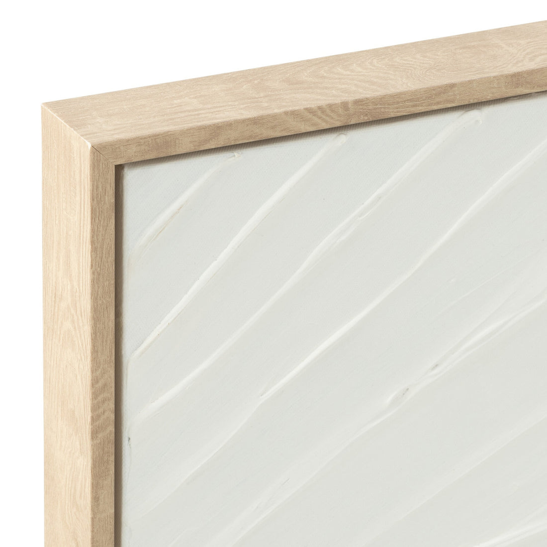 Schilderij Koy Dennenhout Wit J-Line - Schilderij - J-Line - livinglovely.nl