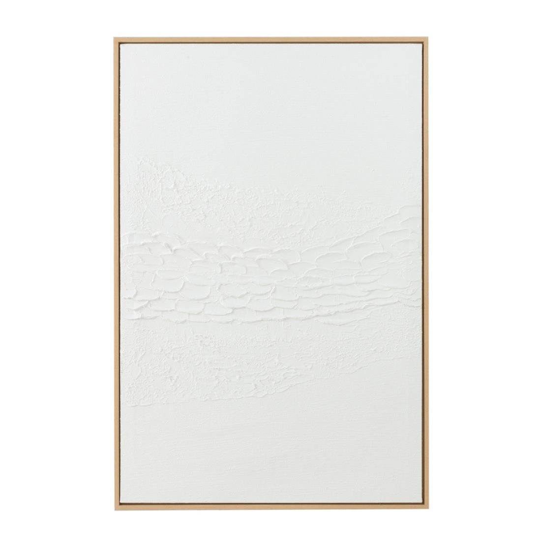Schilderij Lauwra Canvas Wit - Schilderij - J-Line - livinglovely.nl