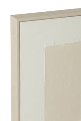 Schilderij Mog Canvas/Dennenhout Mix - Schilderij - J-Line - livinglovely.nl