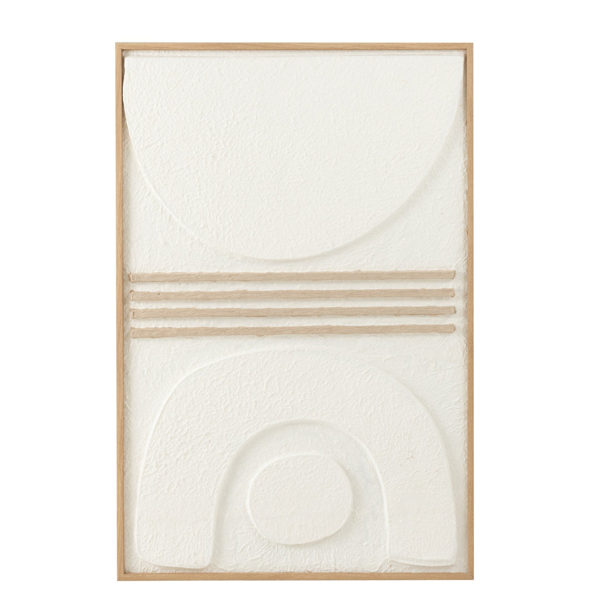 Schilderij Thibault Papier Wit/Beige J-Line