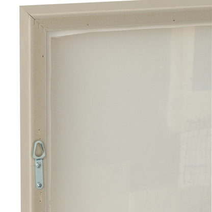 Schilderij Tod Canvas/Dennenhout Set van 3 - Schilderij - J-Line - livinglovely.nl