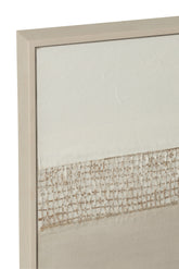 Schilderij Tod Canvas/Dennenhout Set van 3 - Schilderij - J-Line - livinglovely.nl