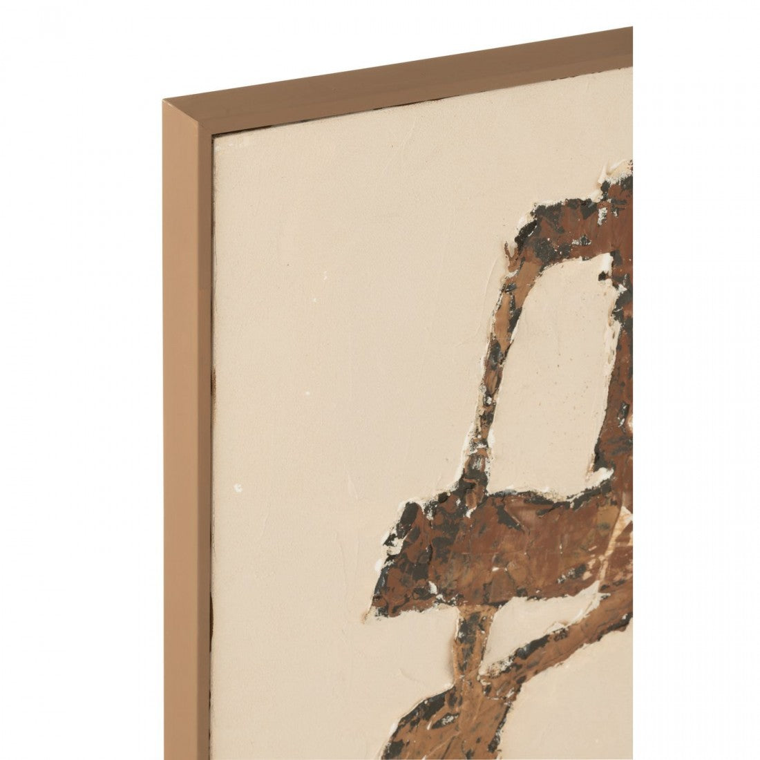 Schilderij Vot Canvas/Dennenhout Mix - Schilderij - J-Line - livinglovely.nl