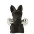 Schotse Terrier + Bot Polyresin Zwart - Beeld - J-Line - livinglovely.nl