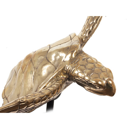 Sea Turtle Brass on Stand - Pole To Pole - Ornament - Pole To Pole - livinglovely.nl