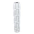 Seanis White Round Ceramic Vase Block Pattern L L17xB17xH71cm PTMD - Vaas - PTMD - livinglovely.nl
