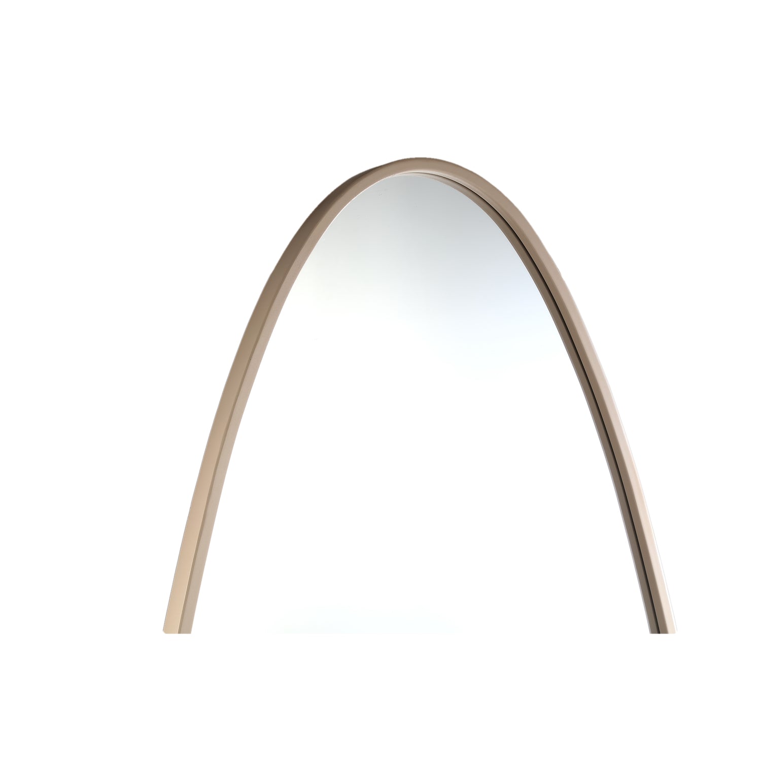Serine Sand Steel Oval Mirror Large 78x3,5x180cm PTMD - Spiegel - PTMD - livinglovely.nl